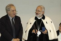 Prima Giornata del Laureato <br>Centro &quotG.A.Colozza&quot  Relatore Prof. Dario ANTISERI<br>Direttore del Cento di Metodologia delle Scienze Sociali, Luiss<br><br>Karl Popper: nel centenario della nascita