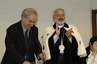 Prima Giornata del Laureato <br>Centro &quotG.A.Colozza&quot  Relatore Prof. Dario ANTISERI<br>Direttore del Cento di Metodologia delle Scienze Sociali, Luiss<br><br>Karl Popper: nel centenario della nascita