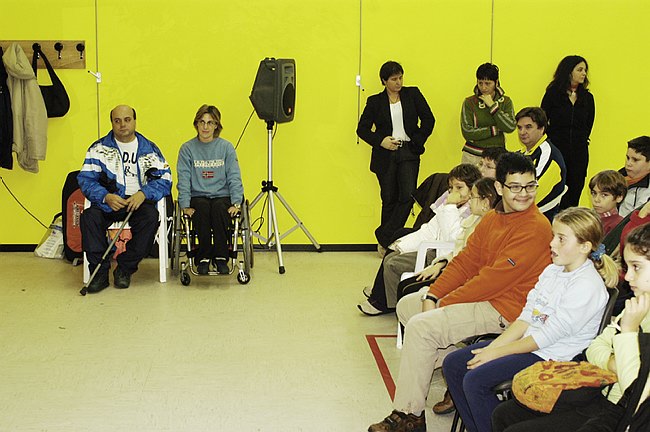 �Tour della solidariet� � tennis in carrozzina�