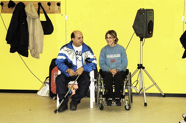 �Tour della solidariet� � tennis in carrozzina�