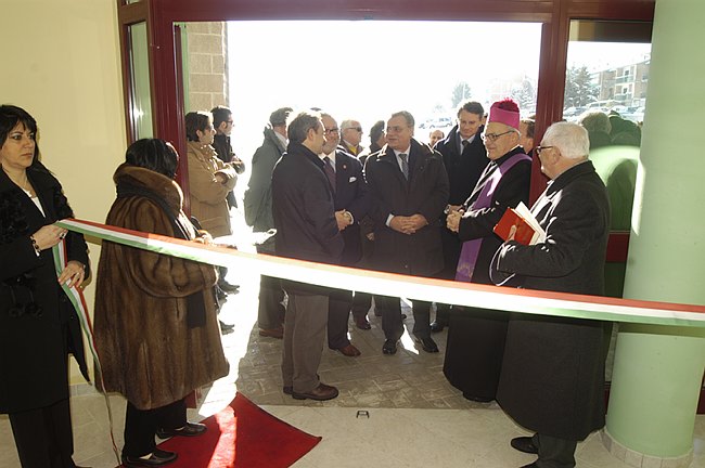 Inaugurazione del Complesso Edilizio adibito ad alloggi universi