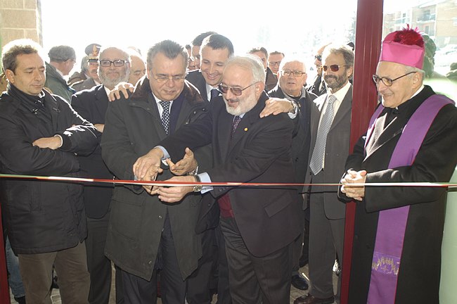 Inaugurazione del Complesso Edilizio adibito ad alloggi universi