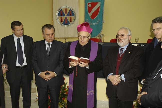 Inaugurazione del Complesso Edilizio adibito ad alloggi universi