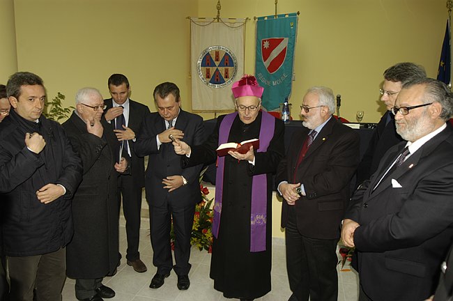 Inaugurazione del Complesso Edilizio adibito ad alloggi universi