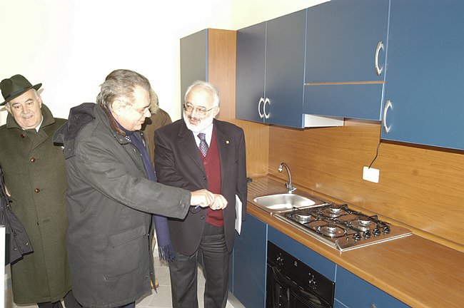 Inaugurazione del Complesso Edilizio adibito ad alloggi universi