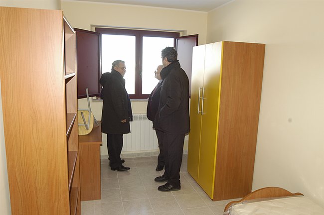 Inaugurazione del Complesso Edilizio adibito ad alloggi universi