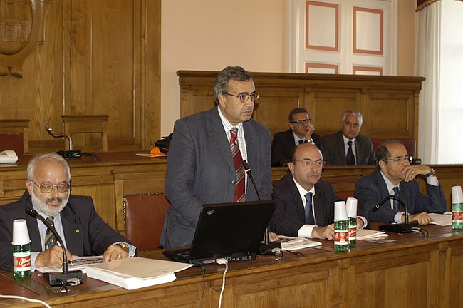 Incontro del Rettore G. Cannata con il Consiglio Comunale di CB