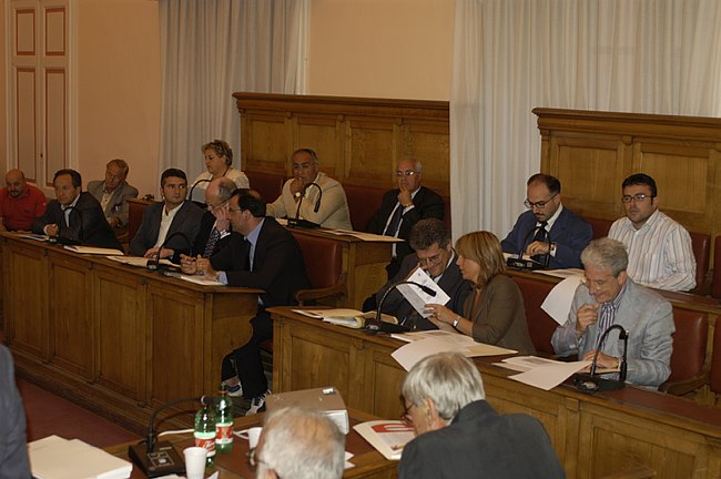 Incontro del Rettore G. Cannata con il Consiglio Comunale di CB