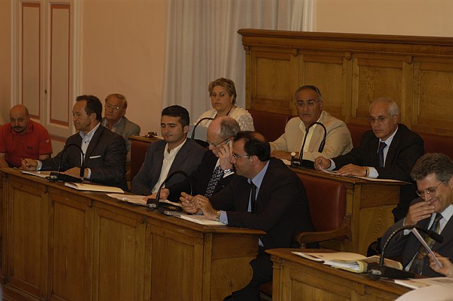 Incontro del Rettore G. Cannata con il Consiglio Comunale di CB