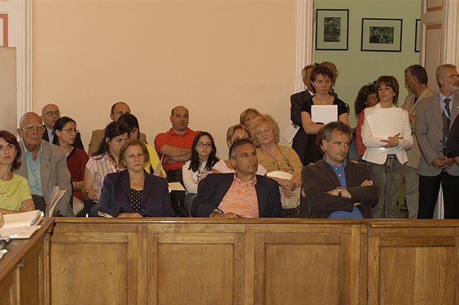 Incontro del Rettore G. Cannata con il Consiglio Comunale di CB