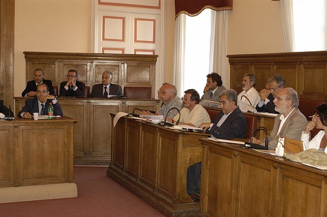 Incontro del Rettore G. Cannata con il Consiglio Comunale di CB