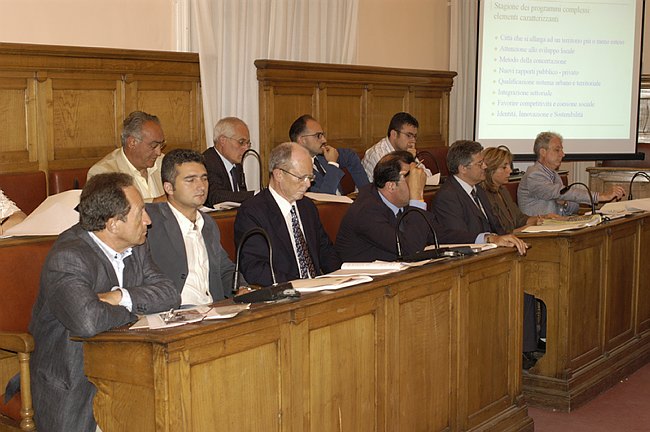 Incontro del Rettore G. Cannata con il Consiglio Comunale di CB