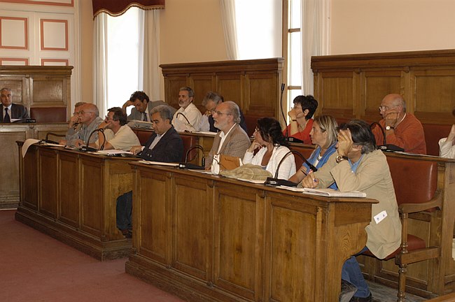 Incontro del Rettore G. Cannata con il Consiglio Comunale di CB