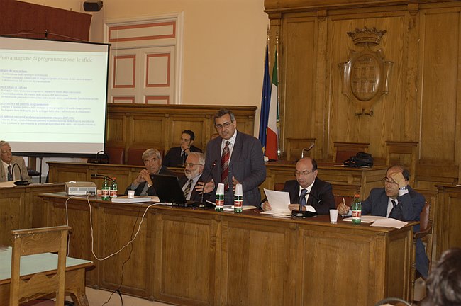 Incontro del Rettore G. Cannata con il Consiglio Comunale di CB