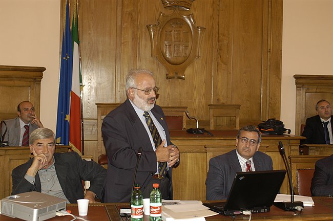 Incontro del Rettore G. Cannata con il Consiglio Comunale di CB