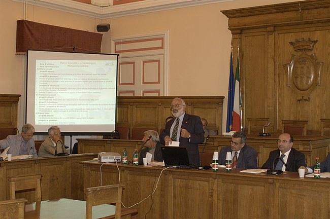 Incontro del Rettore G. Cannata con il Consiglio Comunale di CB