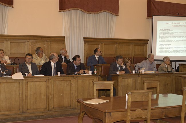 Incontro del Rettore G. Cannata con il Consiglio Comunale di CB