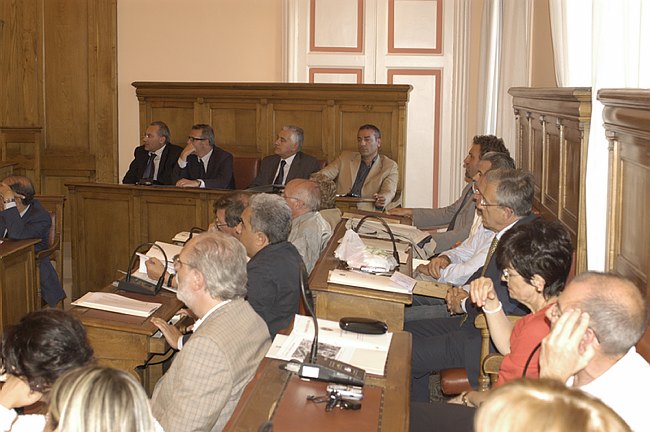 Incontro del Rettore G. Cannata con il Consiglio Comunale di CB