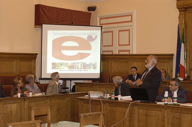 Incontro del Rettore G. Cannata con il Consiglio Comunale di CB