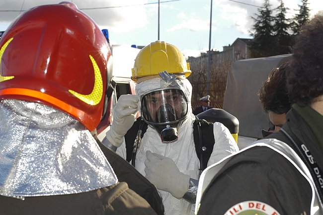 Vigili del Fuoco - esercitazione NBCR