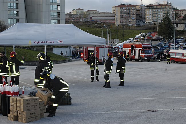 Vigili del Fuoco - esercitazione NBCR