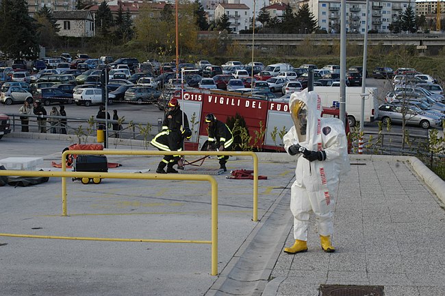 Vigili del Fuoco - esercitazione NBCR