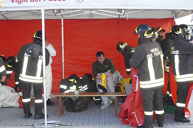 Vigili del Fuoco - esercitazione NBCR