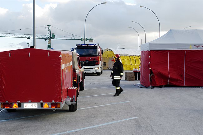 Vigili del Fuoco - esercitazione NBCR