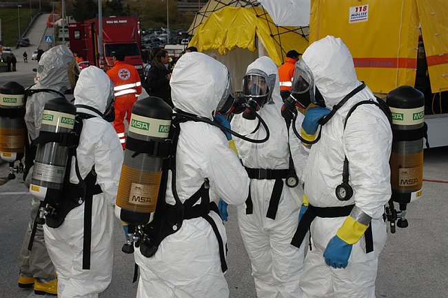 Vigili del Fuoco - esercitazione NBCR