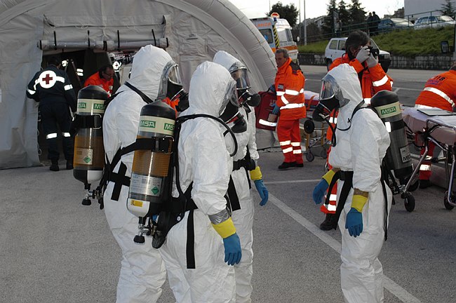 Vigili del Fuoco - esercitazione NBCR