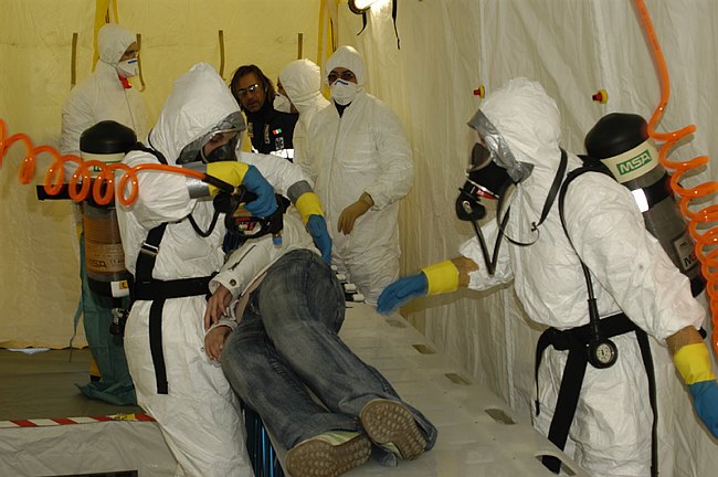 Vigili del Fuoco - esercitazione NBCR