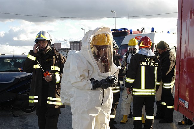 Vigili del Fuoco - esercitazione NBCR