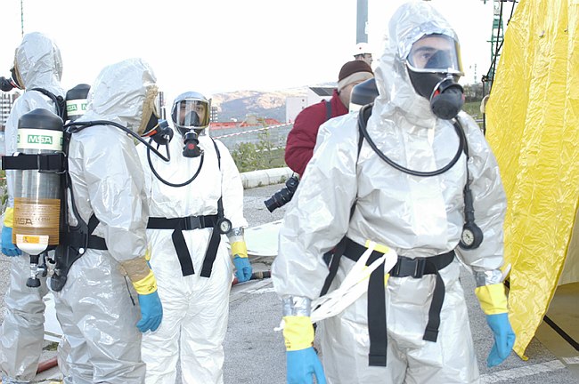 Vigili del Fuoco - esercitazione NBCR