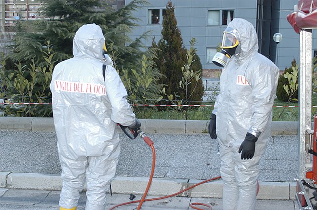 Vigili del Fuoco - esercitazione NBCR