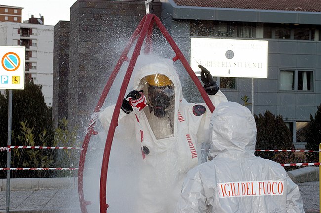 Vigili del Fuoco - esercitazione NBCR