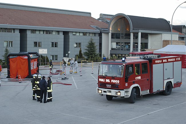 Vigili del Fuoco - esercitazione NBCR