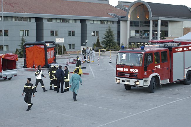 Vigili del Fuoco - esercitazione NBCR