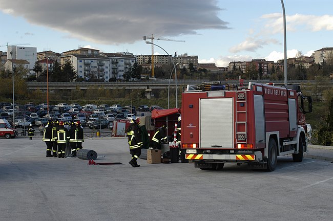Vigili del Fuoco - esercitazione NBCR