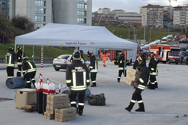 Vigili del Fuoco - esercitazione NBCR