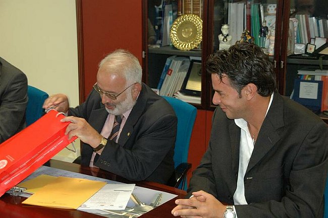 Il Rettore incontra Domenico Celi