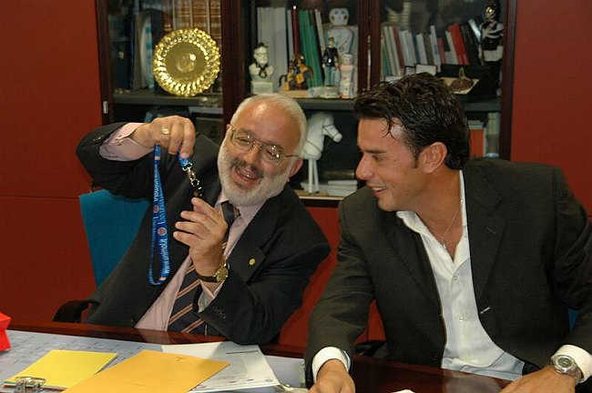 Il Rettore incontra Domenico Celi