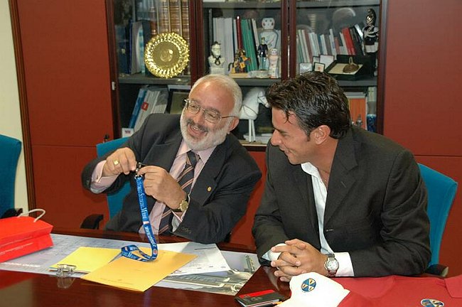 Il Rettore incontra Domenico Celi