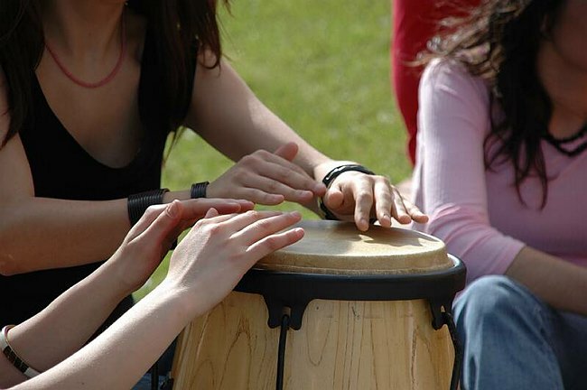 Incontro di musicoterapia