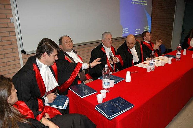 Seduta di laurea del Corso di Scienze Motorie