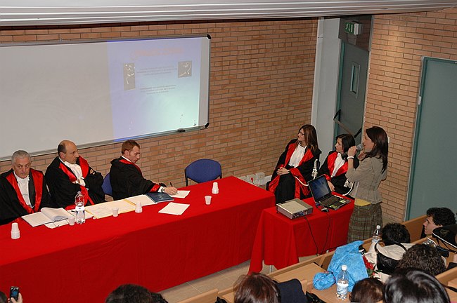 Seduta di laurea del Corso di Scienze Motorie