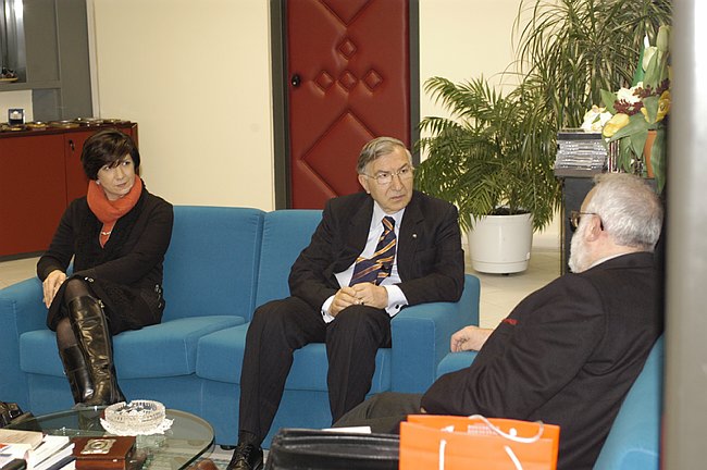 Visita del Prefetto D'Ambrosi al Rettore Cannata