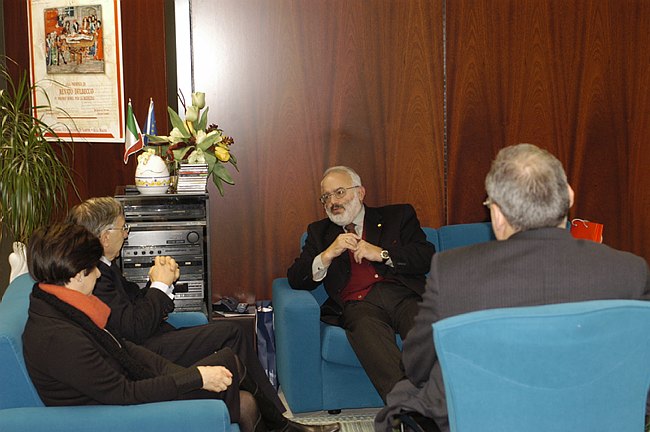 Visita del Prefetto D'Ambrosi al Rettore Cannata