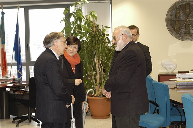 Visita del Prefetto D'Ambrosi al Rettore Cannata