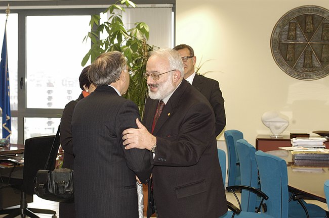 Visita del Prefetto D'Ambrosi al Rettore Cannata