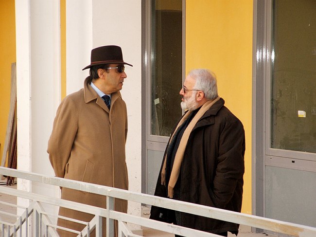 Visita del Prefetto Orrei al Rettore Cannata